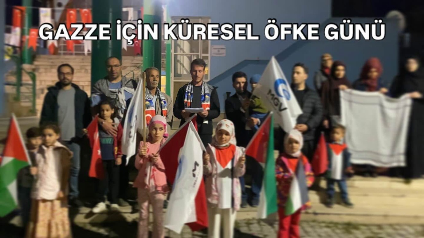 Fethiye’de “Küresel Öfke Günü”nde Gazze ve Kudüs İçin Tek Yürek