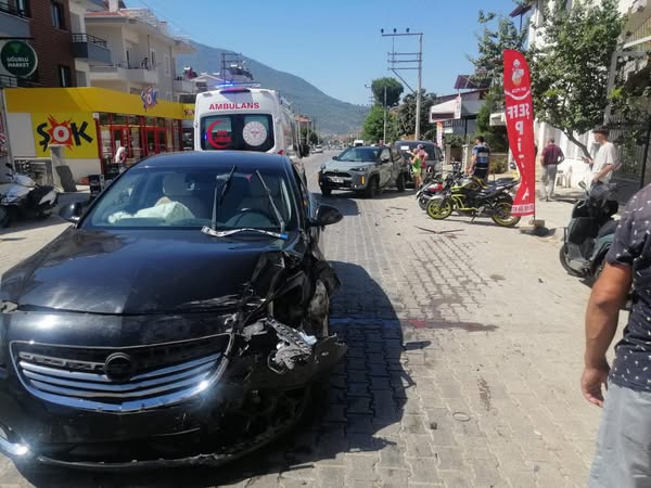 Fethiye Çamköy’de  kaza