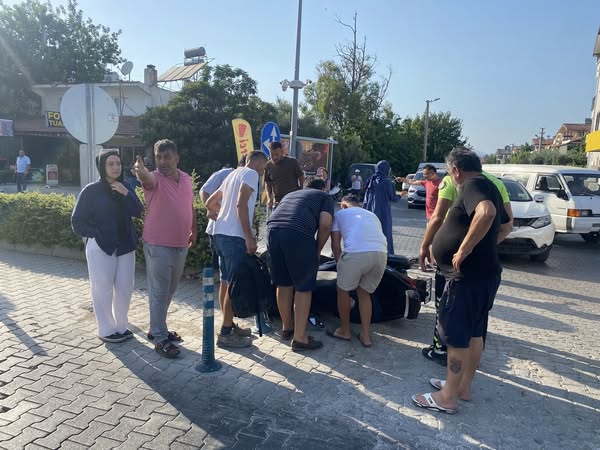 Zincirlikavak’ta Otomobil ile Motosiklet Çarpıştı